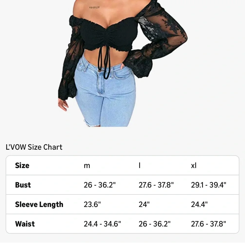 Elegant Black Lace Off-Shoulder Top